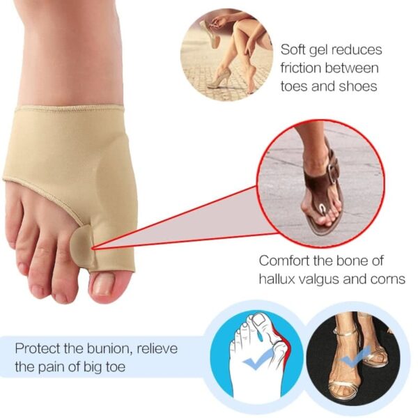זוג גרביים ליישור עצם בולטת בכף הרגל (8)