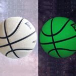 כדורסל לבן ירוק