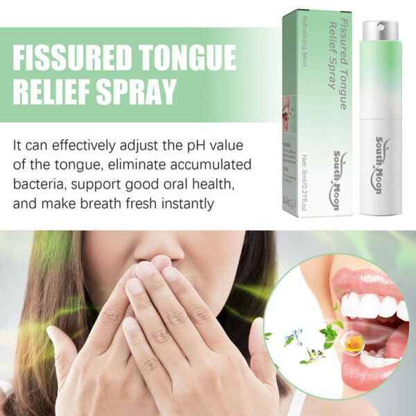 תרסיס לטיפול בריח רע מהפה ובעיות בלשון