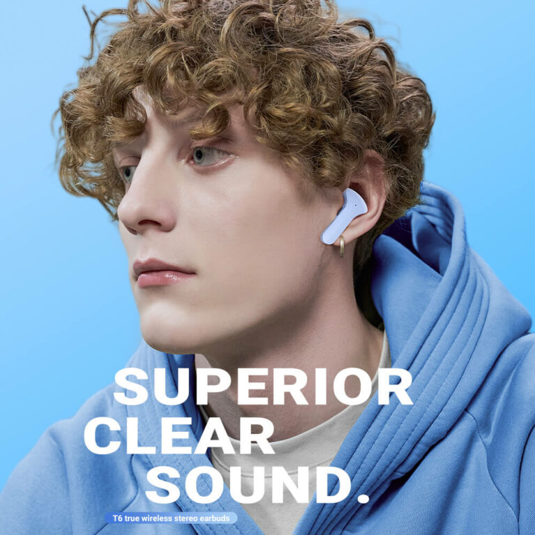 מיני אוזניות עם תצוגה דיגיטלית