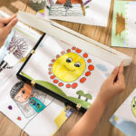 מסגרת תמונה לאחסון ציורי ילדים ויצירות אומנות