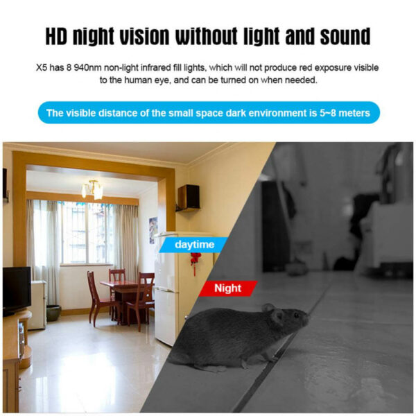 מיני מצלמת WIFI קטנה במיוחד באיכות HD