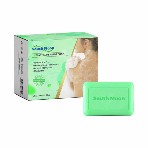סבון טיפולי להסרת יבלות ושומות מהגוף