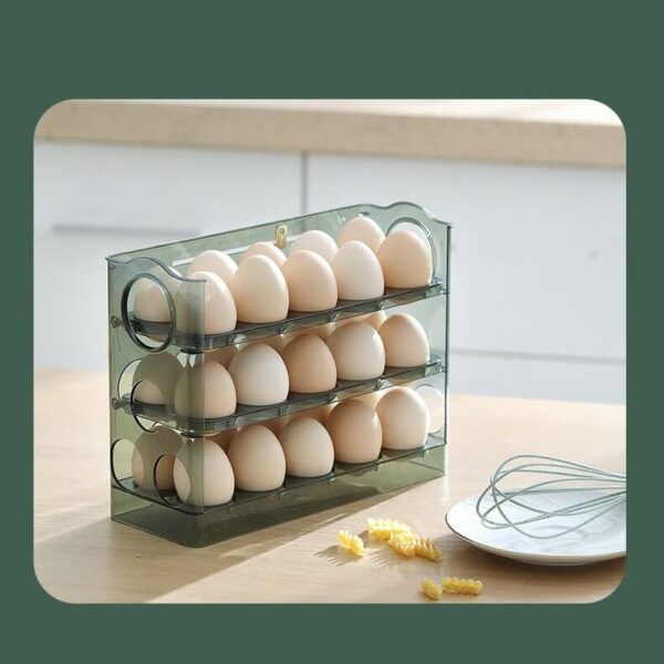 מעמד אחסון ביצים במקרר